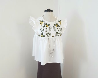 white peasant top australia