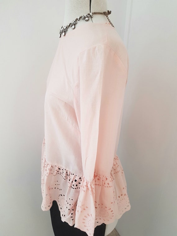 vintage lace blouse, victorian edwardian look, FA… - image 6