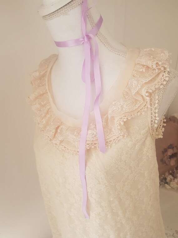 victorian style dress, beige lace, mini dress, sho