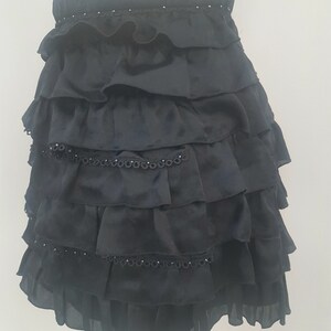 NEW Mixed Black white Polkadot rockabilly Frilly Mini Skirt punk goth rock All Sizes sequoia Etsy