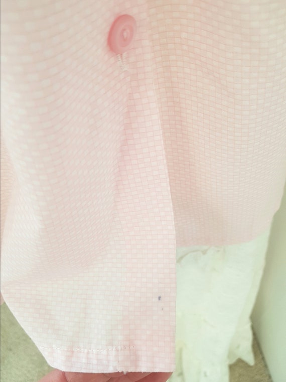 pink bed jacket, 80s vintage underwear,  pink lin… - image 6