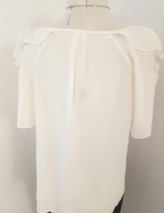 FABULOUS vintage silk blouse, edwardian look, emb… - image 8