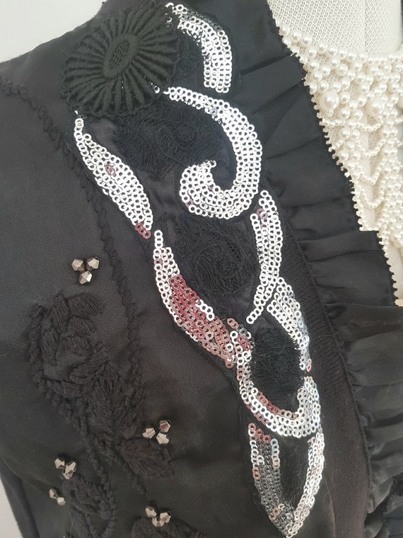beaded shrug for dresses Party Wear Beaded Shrug Dress – Craft N Fashion main image 0