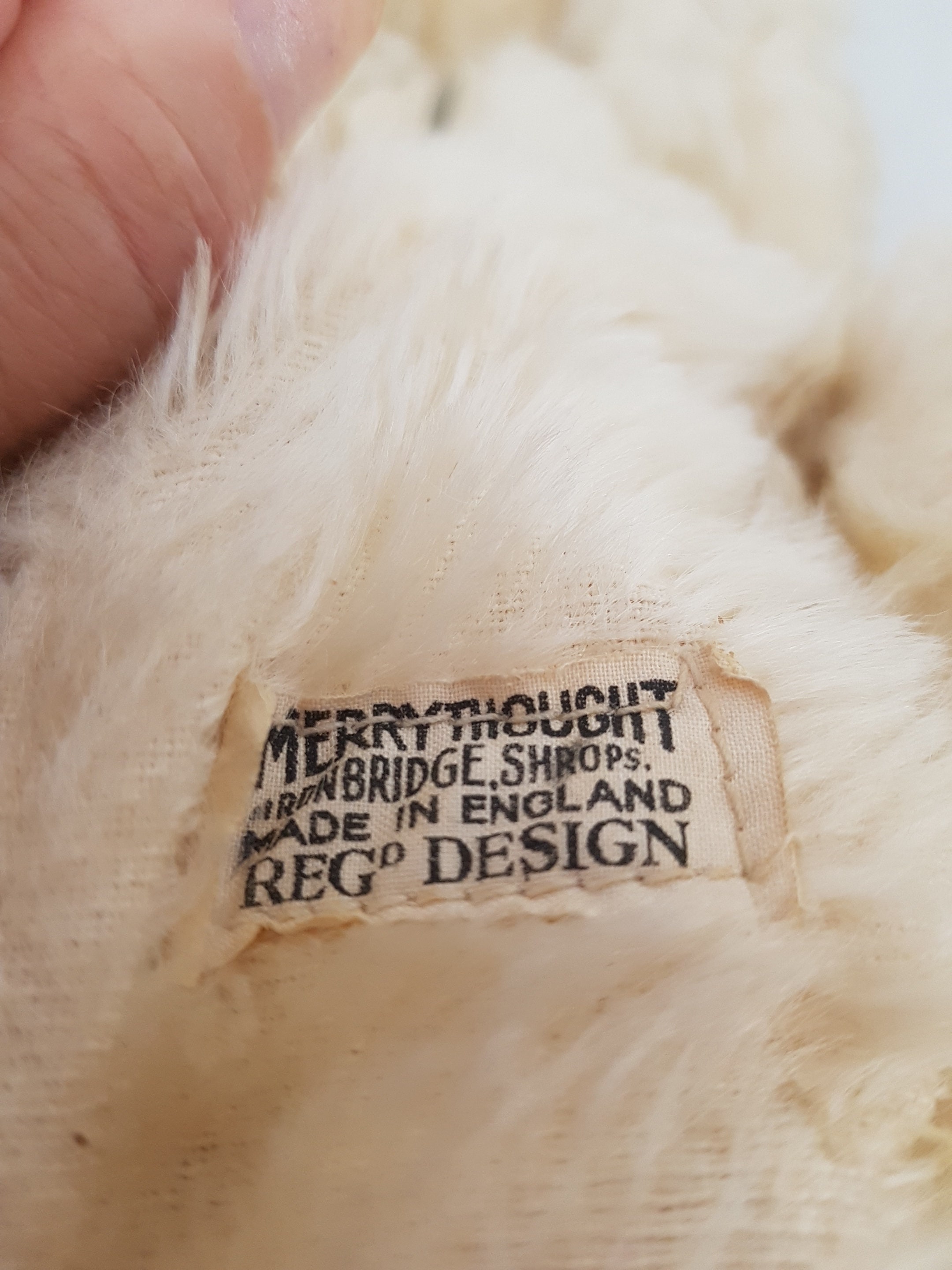 Antique Merrythought Toy Dog, Mid Century Pyjama Case