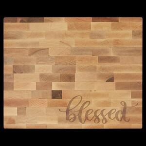 Maple or Walnut Butcher Block Cutting Boards