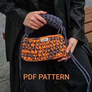 Crochet bag PDF text pattern | beginner friendly | easy tutorial | step by step guide