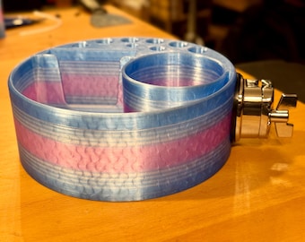 Drum Gear Buddy - BigMouth Translucent Blue/Pink/Clear Stripes