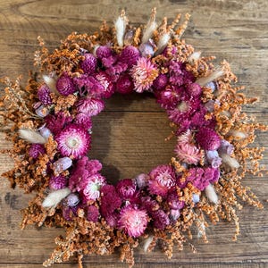 Dried flower crown