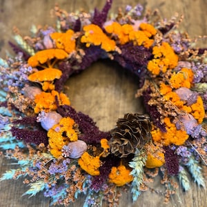 Dried flower crown