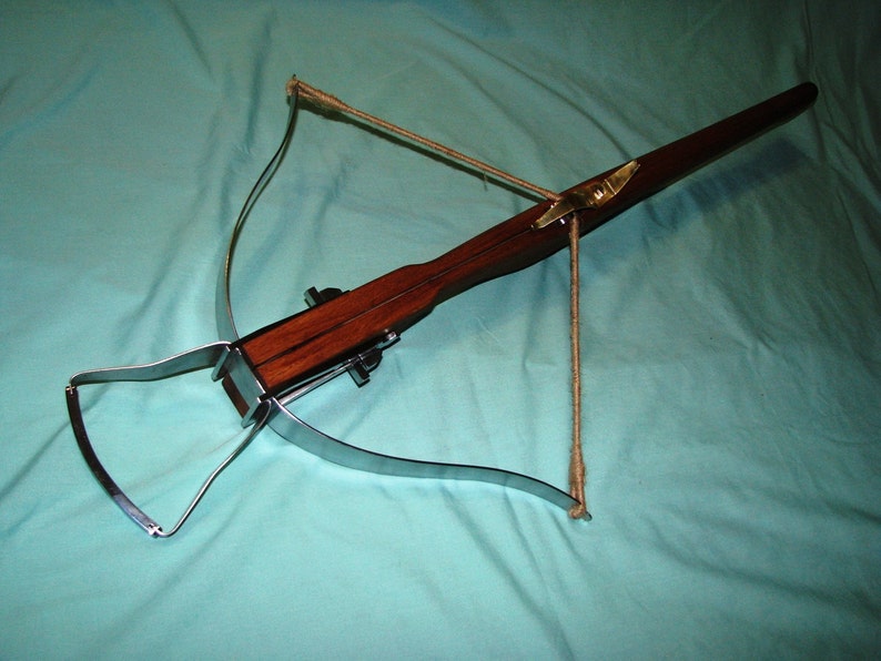 Medieval style CROSSBOW kit LARP SCA 5 crossbow bolts Etsy