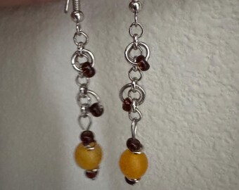 Boho Kettenglieder Ohrringe