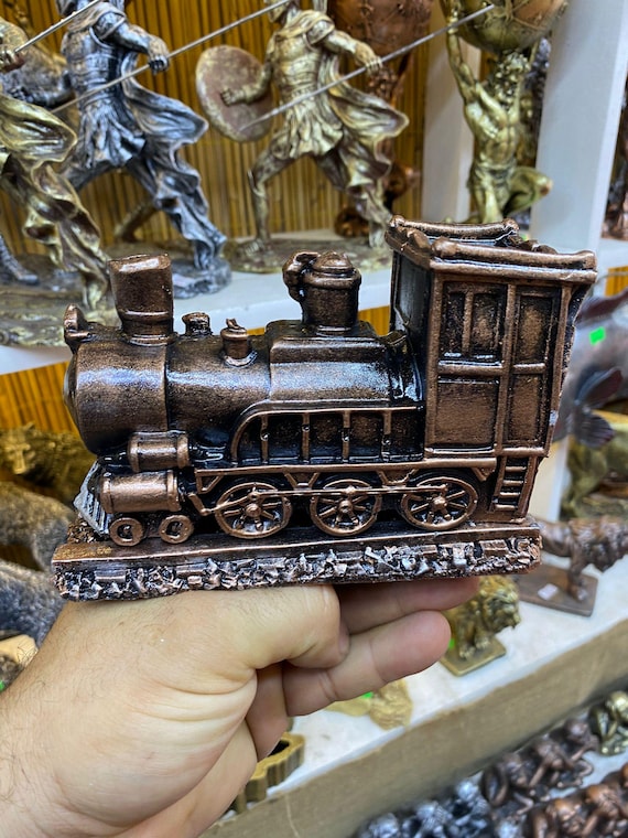 機関車型お香立て 陶器製 ヴィンテージ列車香炉：蒸気機関車の装飾 - Etsy 日本