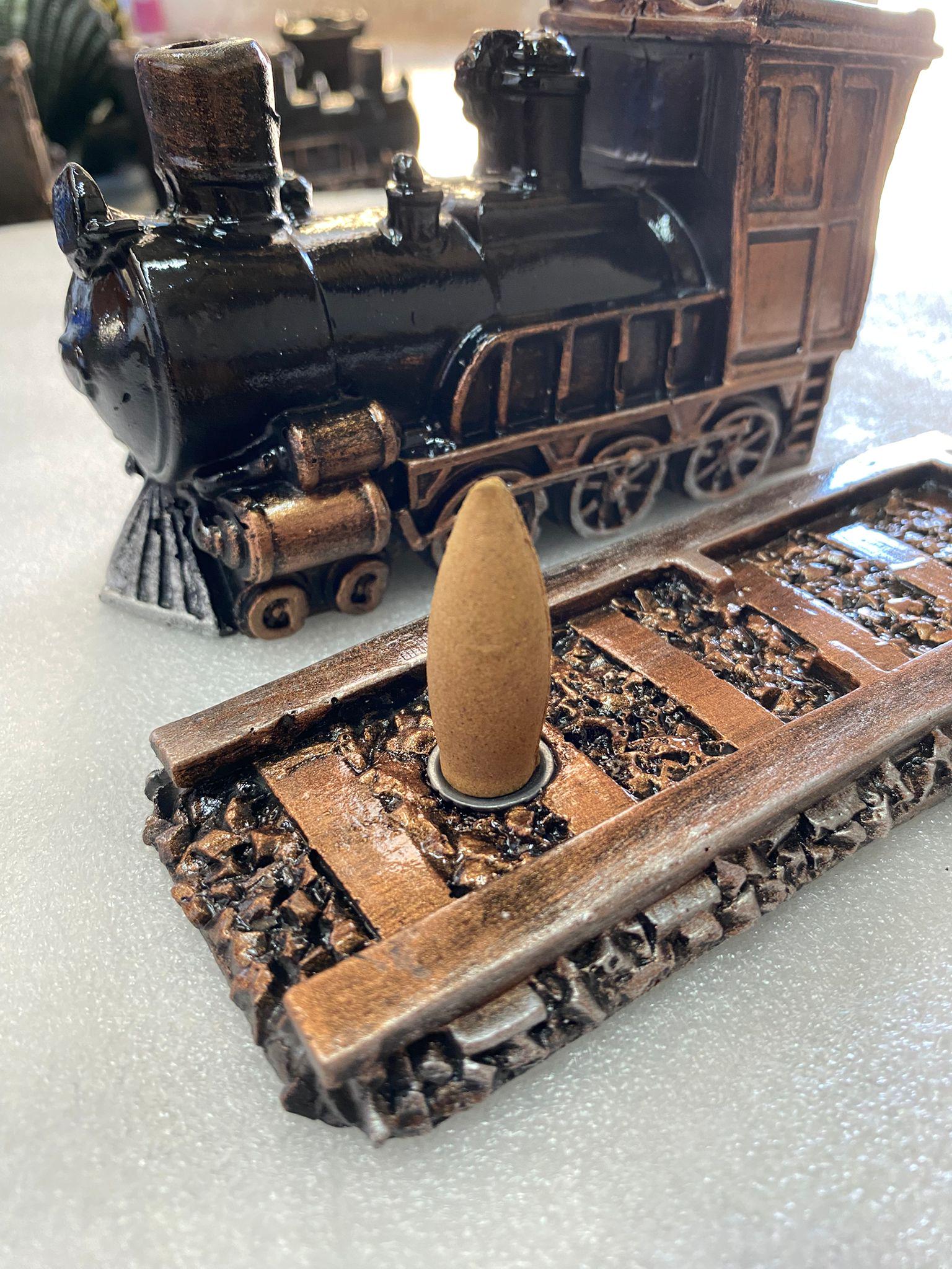 ヴィンテージ列車香炉：蒸気機関車の装飾 - Etsy 日本
