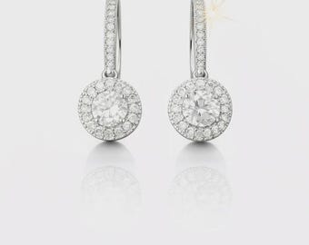 Hypoallergenic Silver Earrings with Swarovski Gem & Crystal Accents