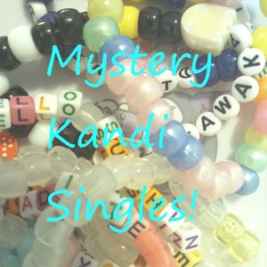 MYSTERY Kandi Singles -- Random Bracelets, Beaded Jewelry, Scene Gear