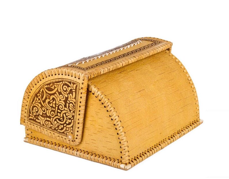 ArtgalleryNC Birch Bark Bread Box - Thumbnail 5
