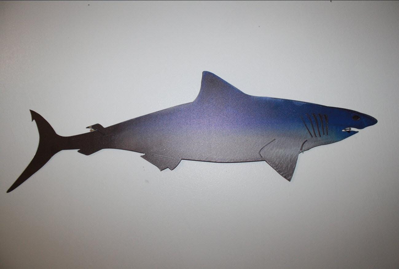 METAL ART- Metal Wall Art Shark