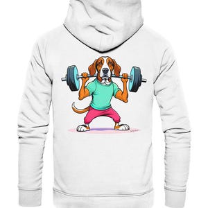 Lustiger Fitness-Hund - Hoodie | Unisex | SportyAnimals