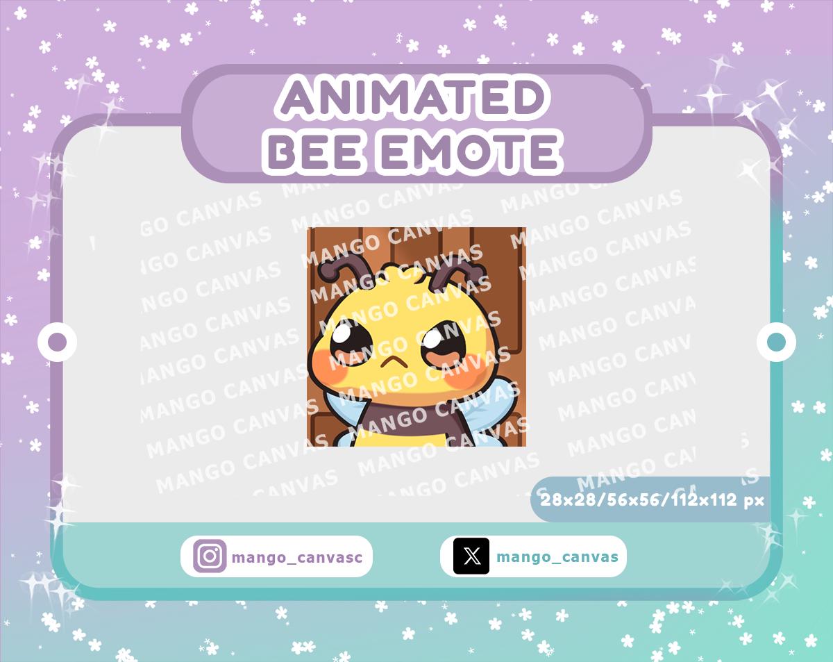Bee Left Animated Bee Emote / Leave Emote - Etsy Australia