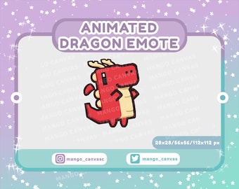 Animated Dragon Emote-Dino Dance Emote