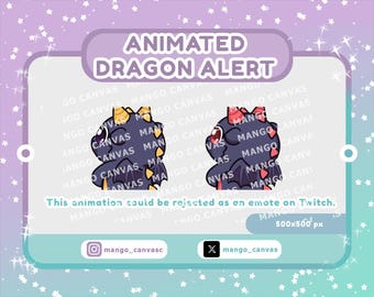 Animated Black Dragon Alert / Jorkin Alert
