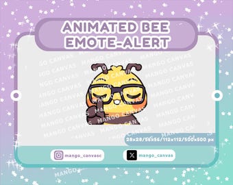 Animated Bee Emote-Alert/ Actually Emote-Alert
