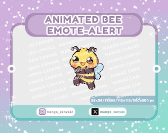 Animated Bee Emote-Alert / Tippy Taps Emote-Alert
