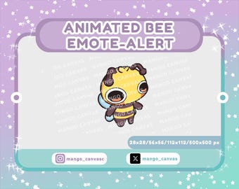 Animated Bee Emote-Alert / Dance Emote-Alert