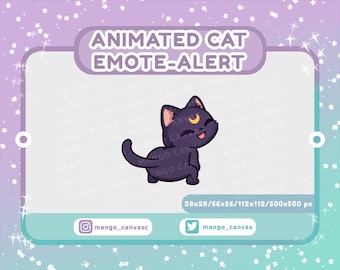 Animated Cat Emote-Alert/ Twerk Emote-Alert