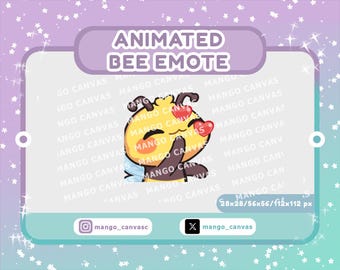 Animated Bee Emote / Kiss Emote