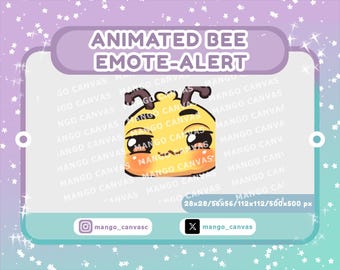 Animated Bee Emote-Alert / Smirk Emote-Alert #2