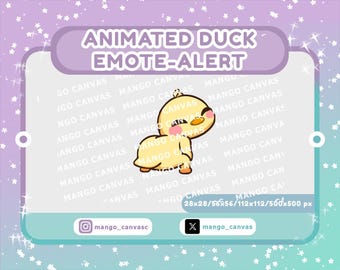Animated Duck Emote-Alert / Twerk Emote-Alert