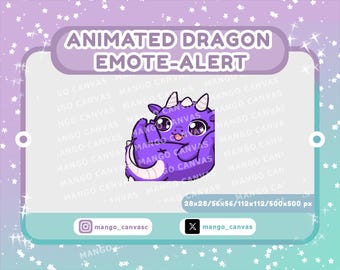Animated Purple Dragon Emote/ Booty Tap Emote