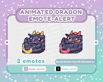 Animated Black Dragon Emote/ Booty Tap Emote