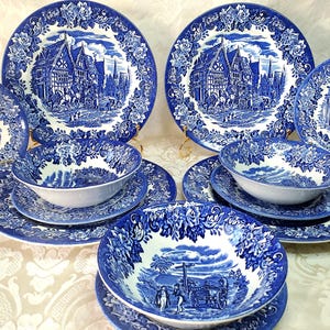 Antique Blue And White Dinnerware: Timeless Elegance Unveiled 2 Antique Blue And White Dinnerware: Timeless Elegance Unveiled