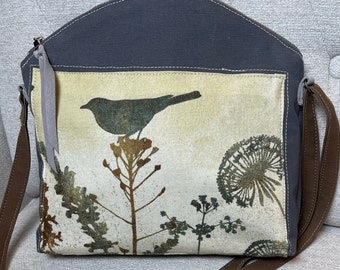 Nature Cross Body Bag, Eco Friendly Bag, Unique Phone Vegan Purse, Cell Phone Bag, Eco-friendly Shoulder Bag, Unique Cross-body Bag