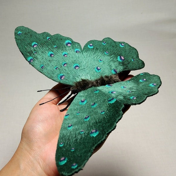 Fiber sculpture -   Butterfly fiber art