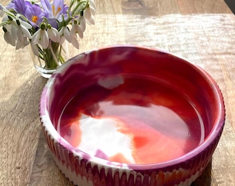Schale | Keramik Schüssel | Keraflott | Dekoration | Schale groß | Obstschale | Schüssel | Aufbewahrung | Deko Schale | Bowl| laludekor