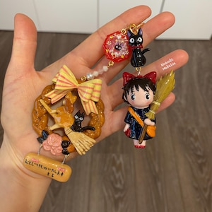 Kiki’s Delivery Service | Handmade Keychain | Ghibli decoration | Ghibli fan art | Ghibli figurine | Ghibli Clay | kiki