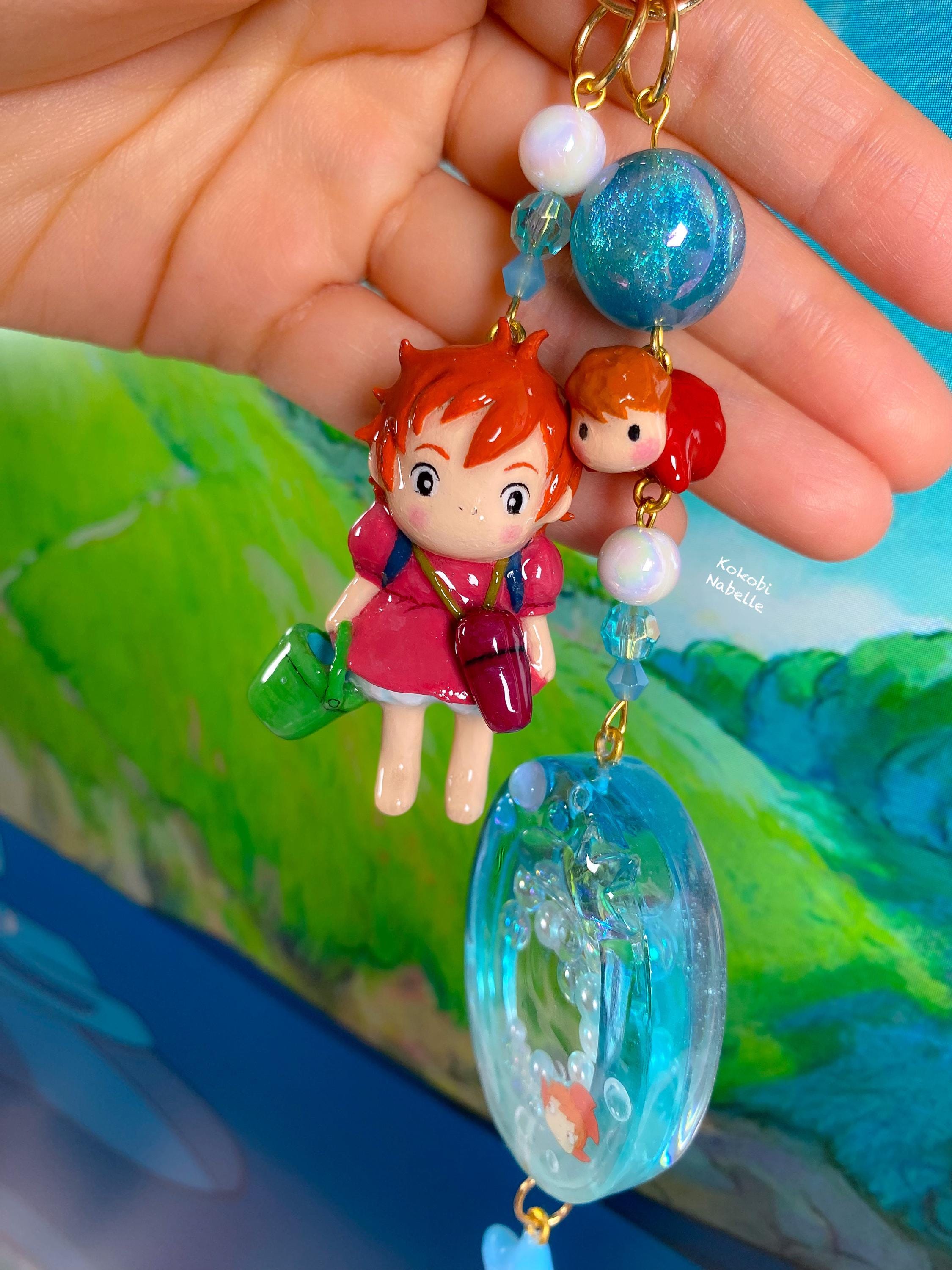 Ponyo ( 崖の上のポニョ ) | Handmade Keychain | Clay Art | Ghibli
