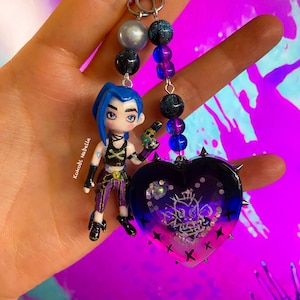 Arcane Jinx | Handmade Keychain | League of legends | Kawaii