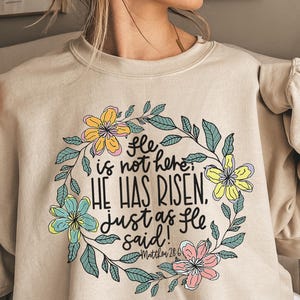 True Story Easter Cross Sweatshirt,Christian Easter Sweatshirt,Jesus Easter Shirt,He is Risen Shirt,Easter Shirt,Easter Crewneck,Easter Gift