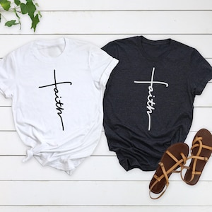 Glaube Shirt, Glaube Kreuz Sweatshirt, christliches Geschenk, Glaubensgeschenk, christliche Hemden, Liebe und Gnade Shirt, Glaubenskreuz, vertikales Kreuz, Jesus