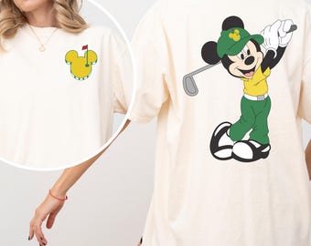 Comfort Colors® Mickey Mouse Golf Tournament Shirt, Disney Golf Tshirt, Golf Tournament Tee, Golf Party Tee, Disneyland Family Trip