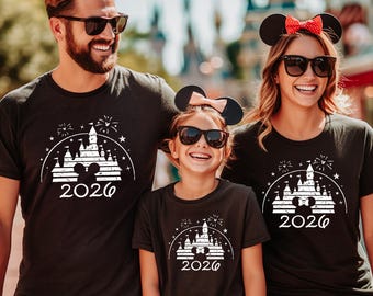 Disney 2026 Shirt, Family Disney Trip Shirts, Disney Vacation Tee, Matching Family Disneyland Shirt,Disneyworld Outfit, Mickey Minnie Shirt