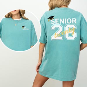 Comfort Colors® Custom Senior 2026 Shirt, 2026 Graduate Party Shirt, Senior Gift Graduation, Custom Name Graduation Gift, Class Of 26 Shirt