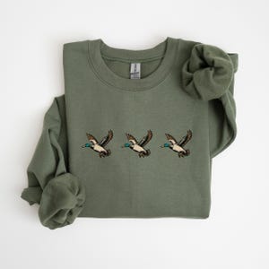 Duck Sweatshirt, Animal Lover Sweatshirt, Cute Fall Shirt, Hoodie Crewneck, Animal Lover T-shirt, Duck Lover Shirt, Gift For Her