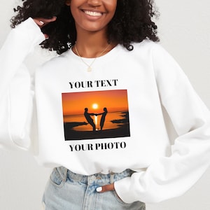 Custom Photo Hoodies, Custom Picture Hoodie, Birthday Photo Sweatshirt, Family Picture Hoodies, Custom Image Hoodie, Personalized Gift Idea