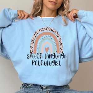Speech Language Pathologist Shirt, Speech Therapy Sweatshirt, SLP Shirt ,SLPA Speech Pathology Shirts, Graduation Gifts for Speech Therapist