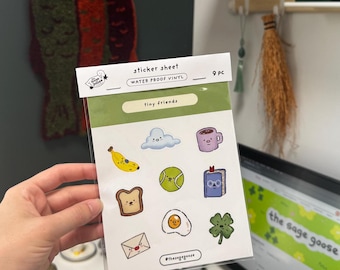 Tiny Friends Glossy Sticker Sheet